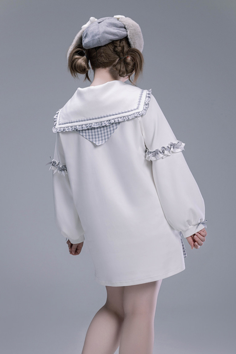 Check Sailor Loose Top