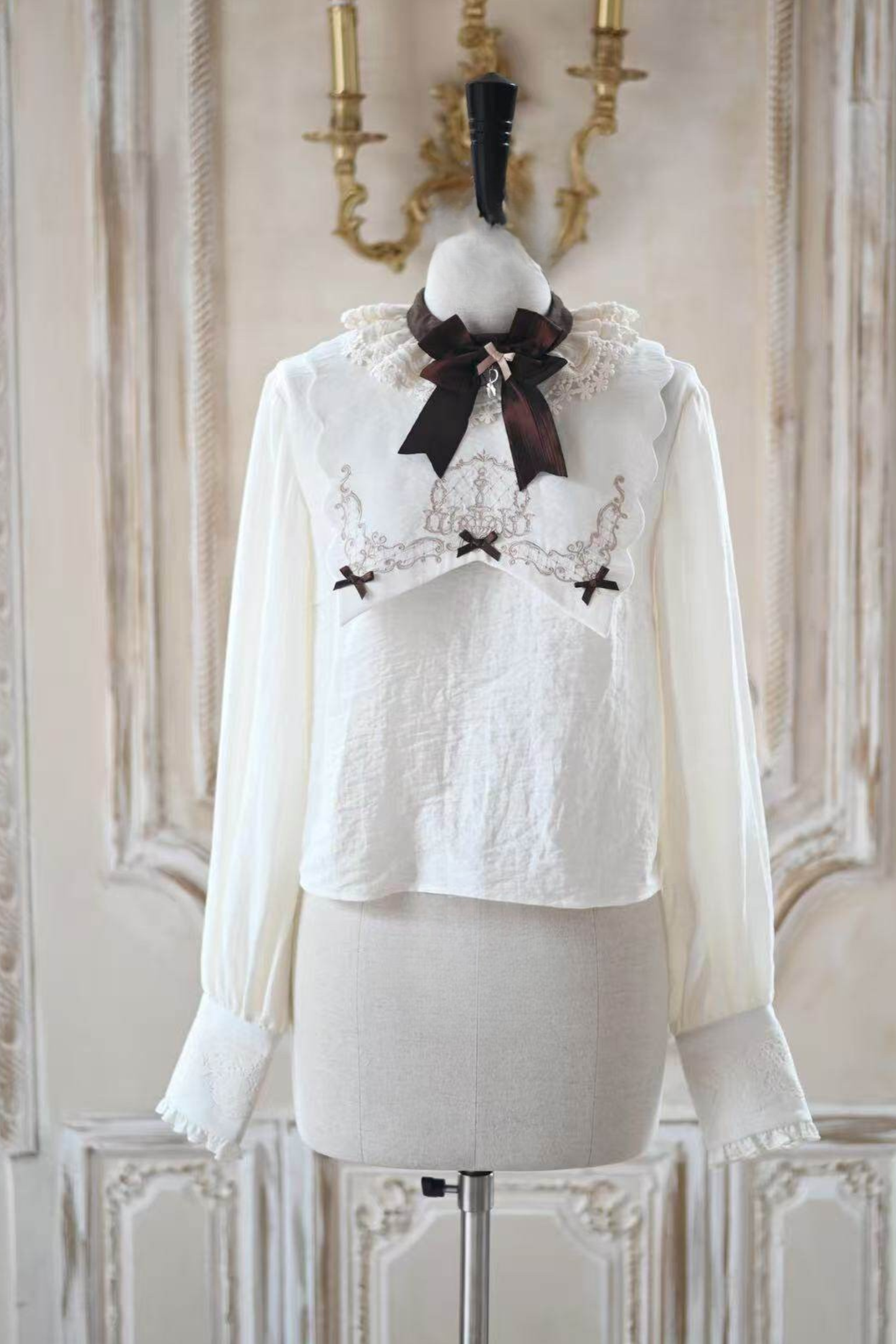 [pre-order Deadline: March 26] Cherry Lolita Dress + Jumper Skirt + Shirt + Bonnet + Headband