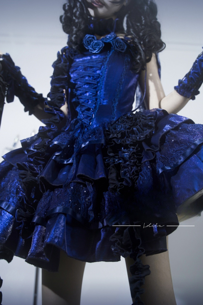 [pre-order] Silent Dark Gothic Fishbone Dress