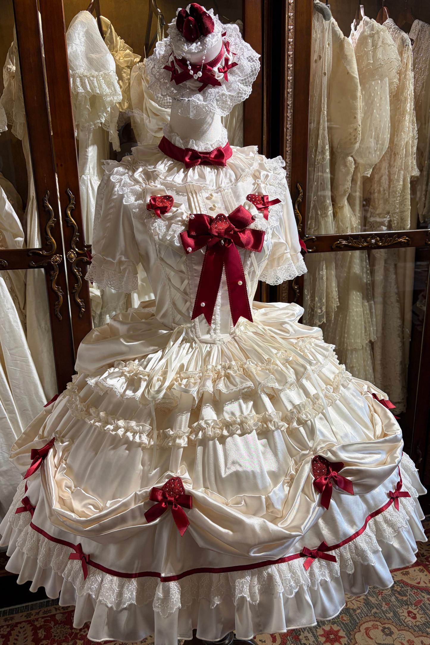 [pre-order Deadline: March 29] Cream Strawberry Lolita Dress