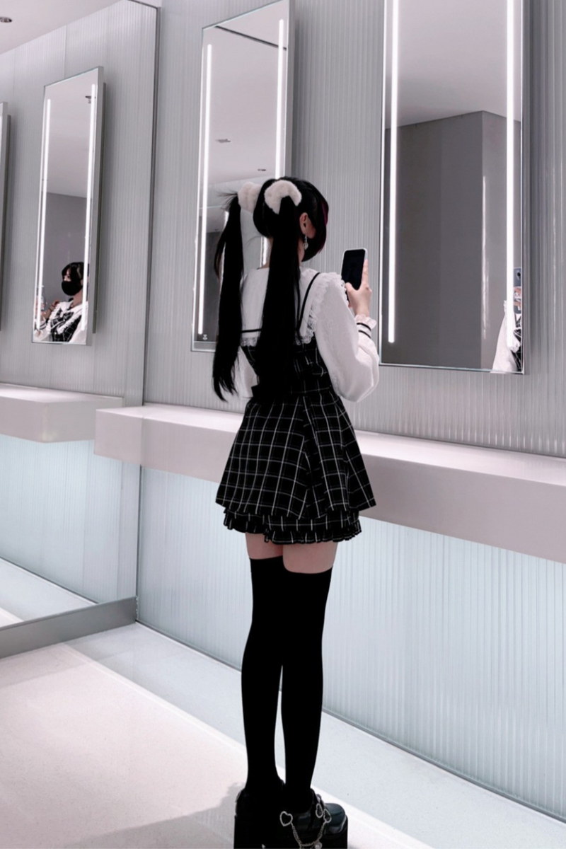[pre-order] Dark Sweet Sailor Top + Ruffled Shorts