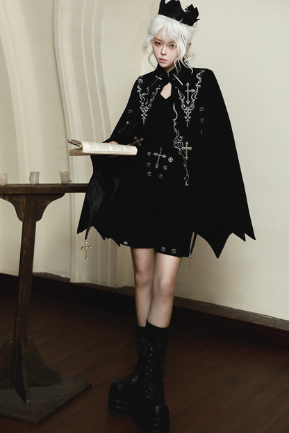 Eternal Night Gothic Cape + Tops + Pants