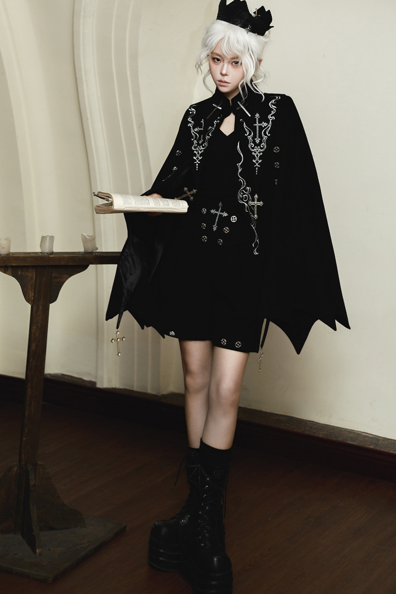 Eternal Night Gothic Cape + Tops + Pants