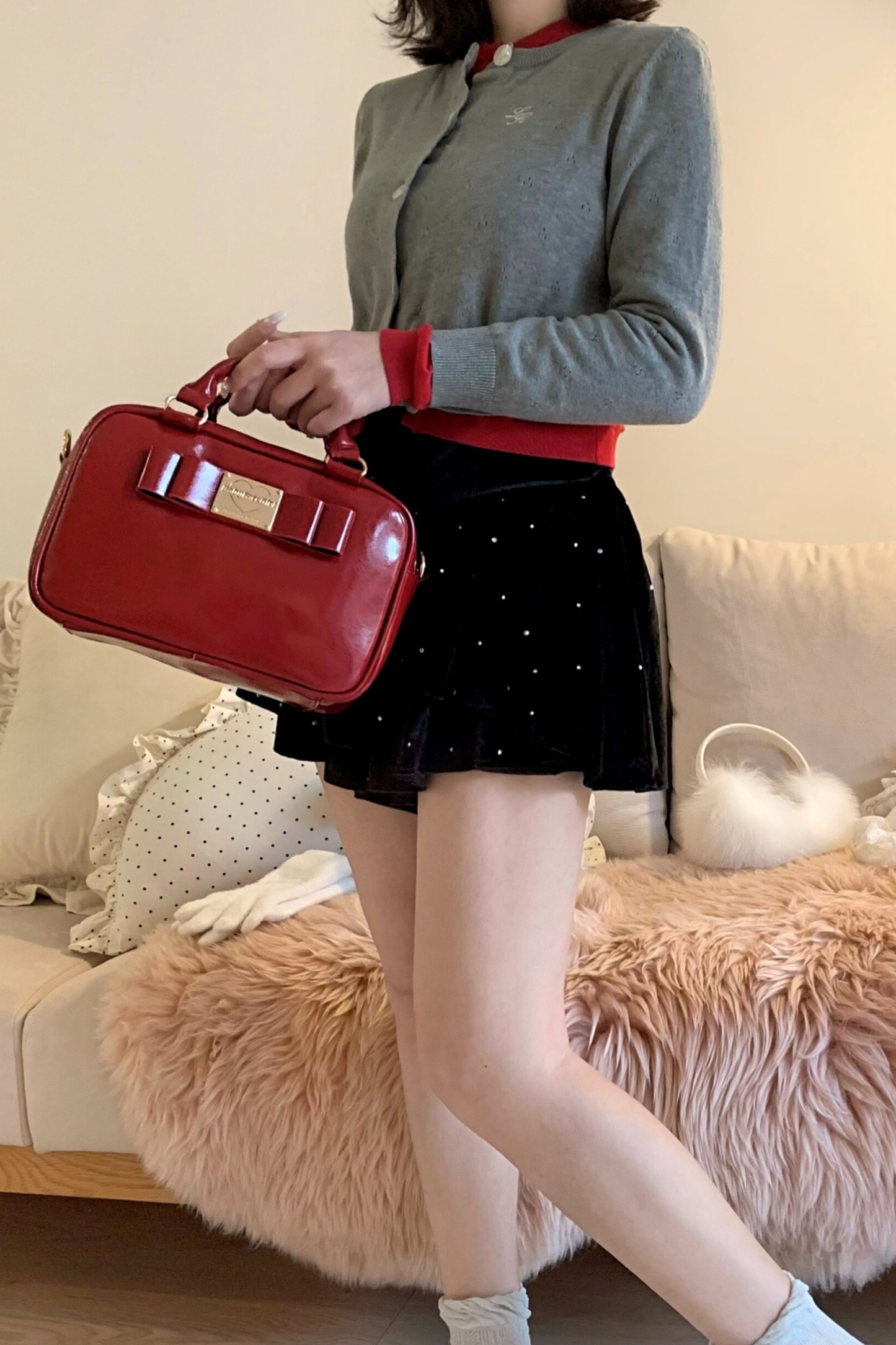 Girl Ribbon Mini Handbag