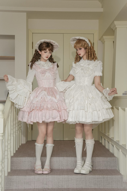 Sweet Ruffle Tiered Lolita Dress