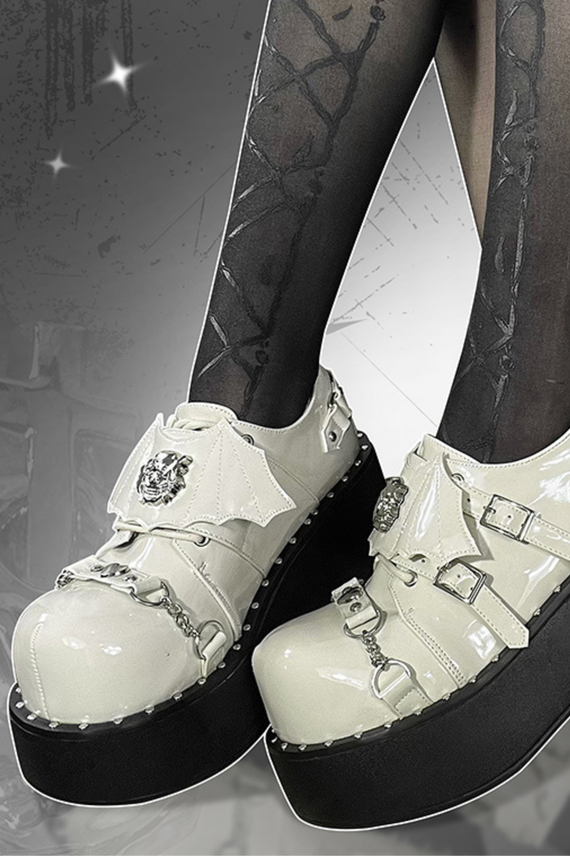 Punk Platform Dark Shoes