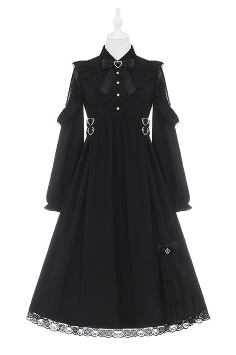 Long Dark Black Dress