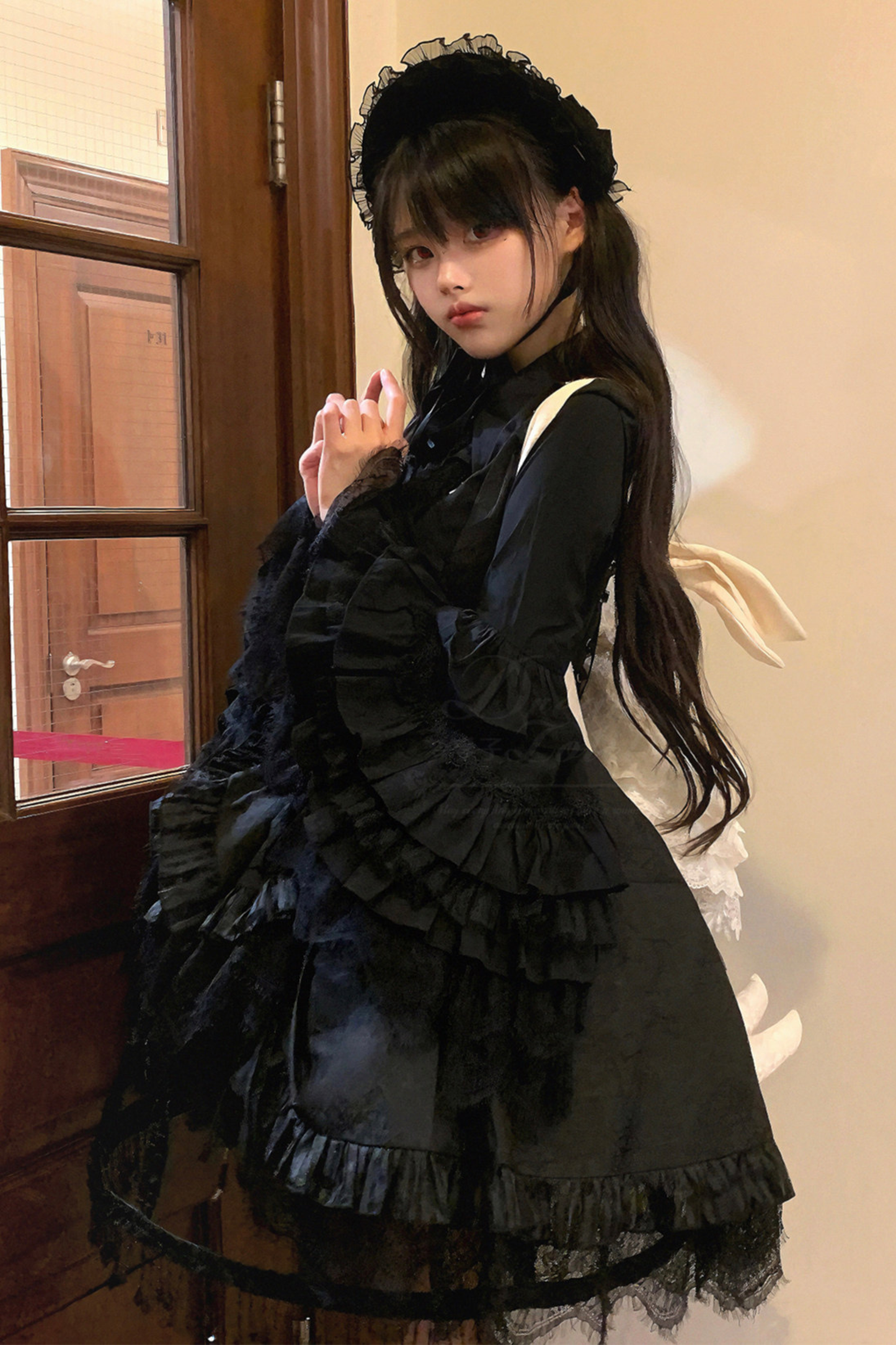Gothic Bird Lolita Jumper Skirt + Pumpkin Pants Skirt + Curtain Skirt