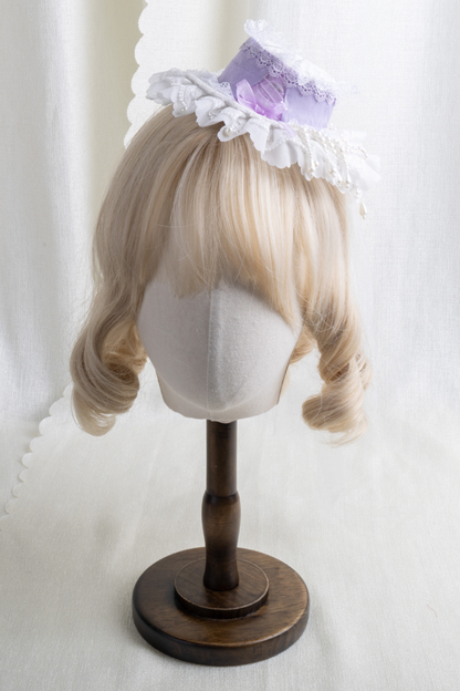 Lace Hat Lolita Clip