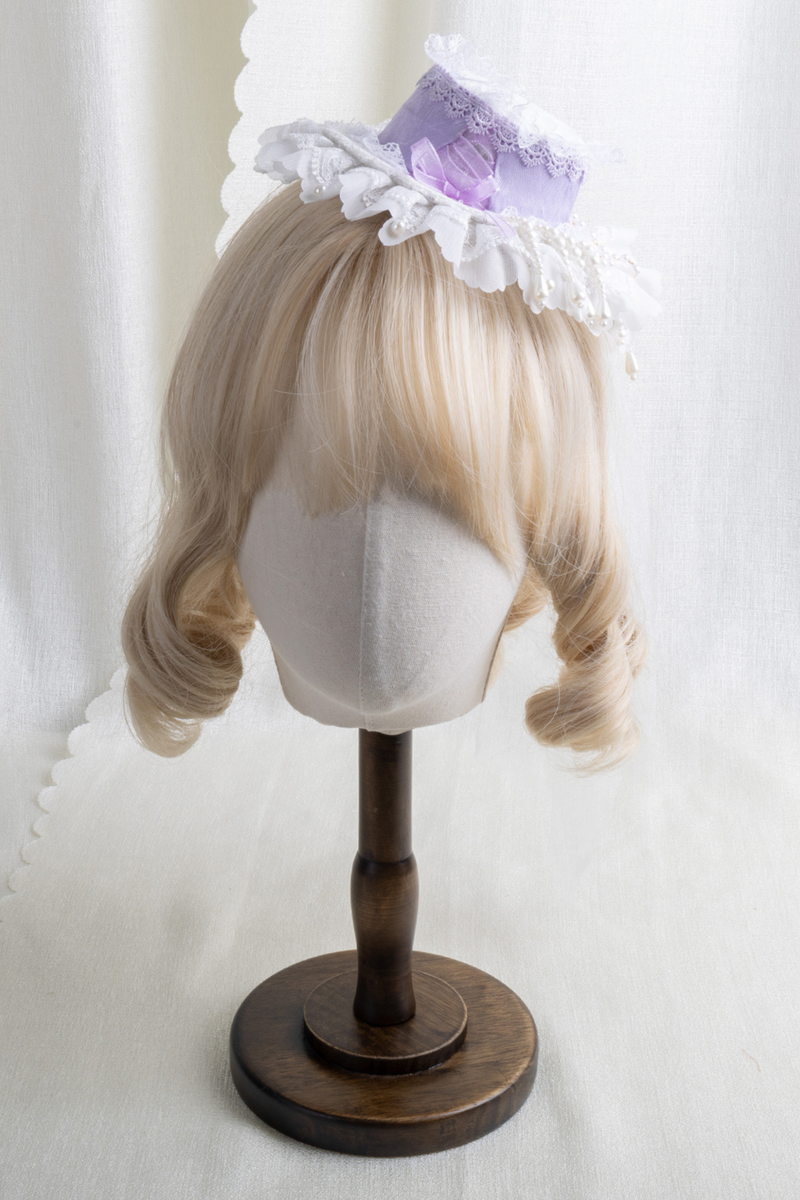 Lace Hat Lolita Clip