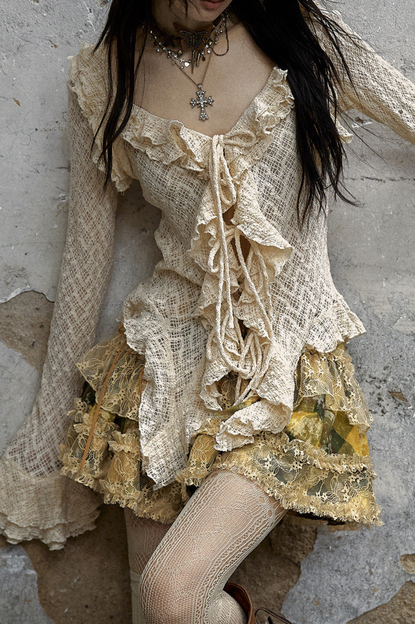 Retro Palace Lace Blouse