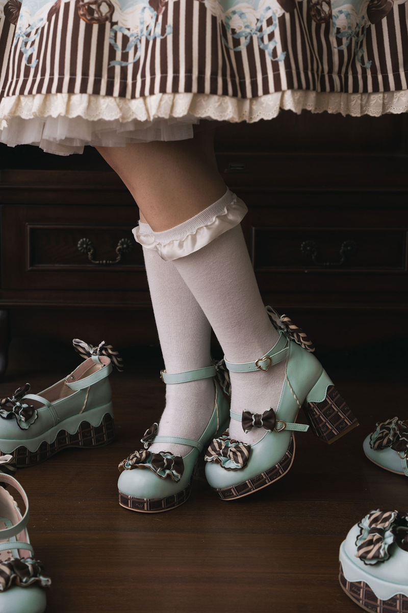 Chocolate Sweet Lolita Heels