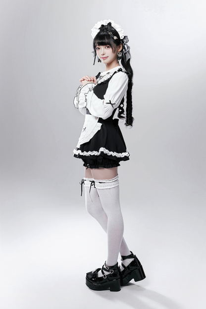 Sweet Maid Top + Shorts + Apron