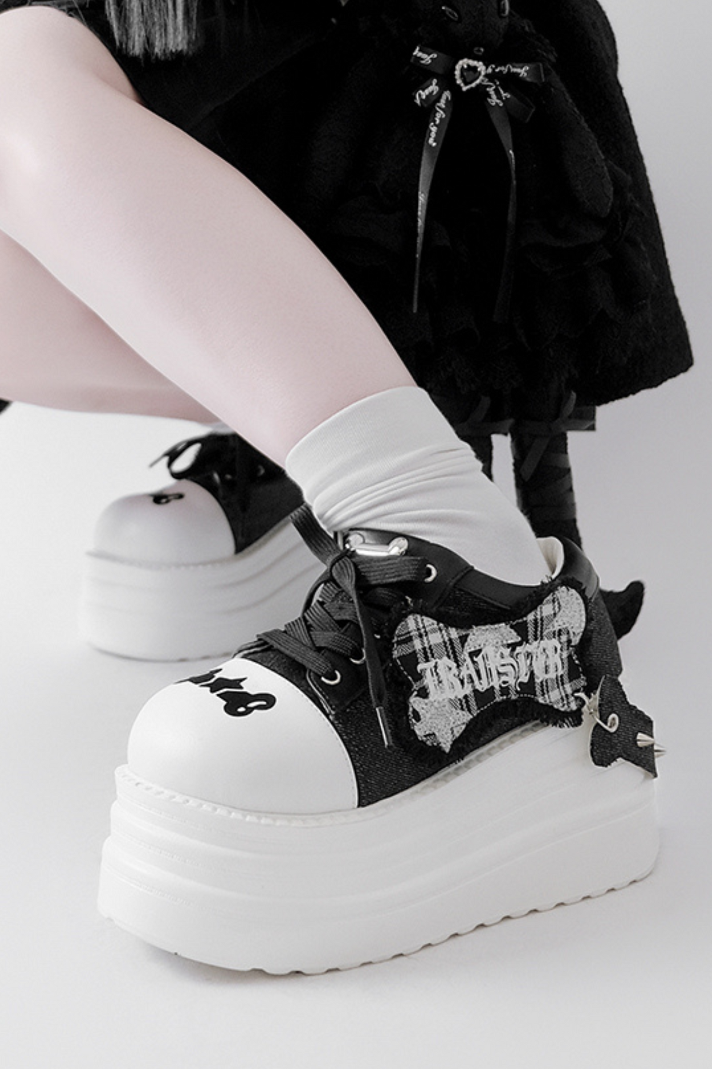 Rock and Roll Subculture Platform Sneakers