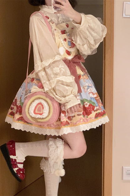 Strawberry Cake Roll Bag