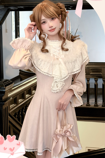 Sweet Off-shoulder Girly Dress
