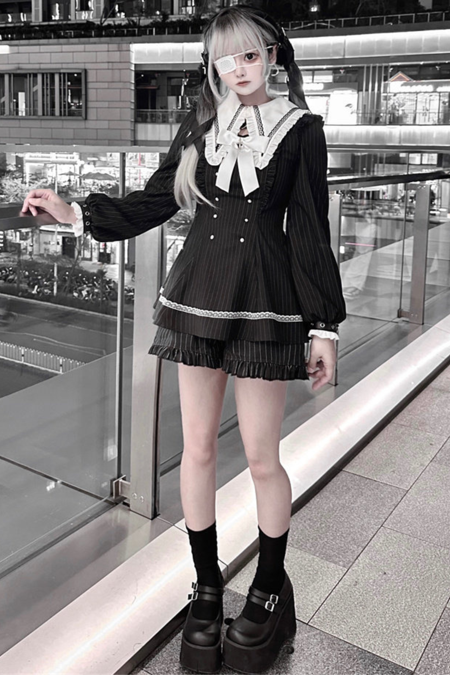 Striped Sailor Dress + Shorts