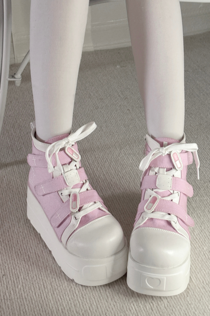 [pre-order] Subculture Round Toe Canvas Shoes