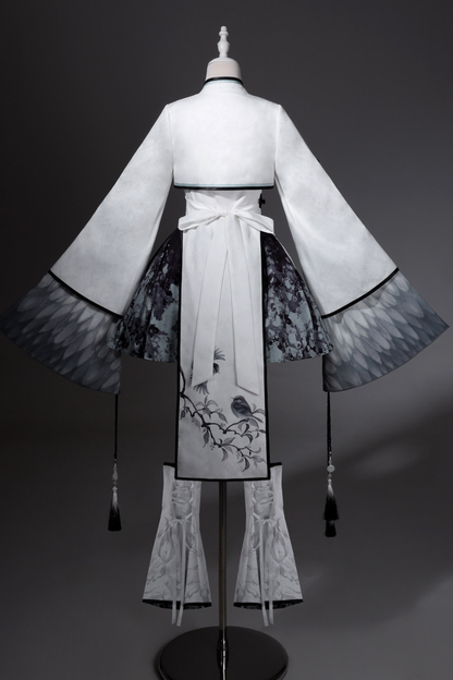 Chinese-style Top + Skirt + Camisole Dress + Leg Warmers