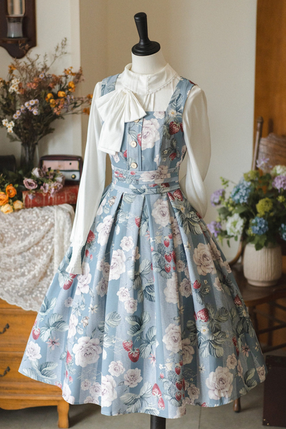 Retro Sleeveless Dress + Shirt