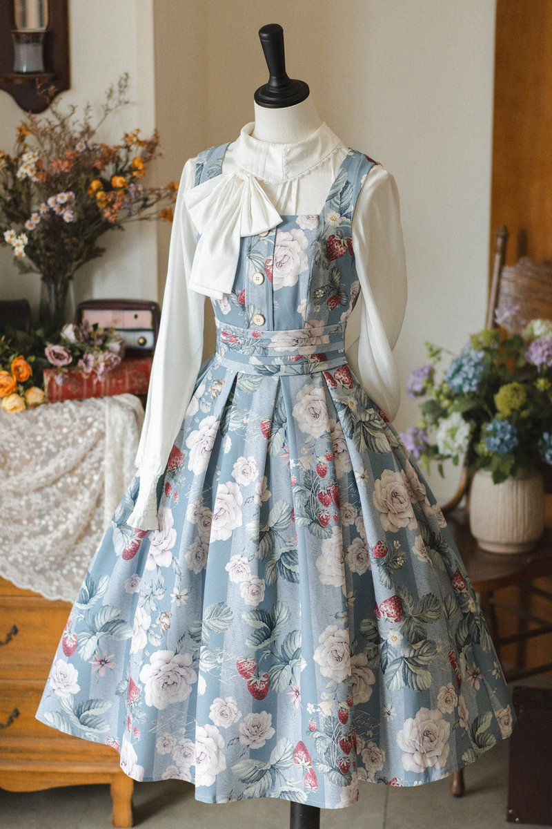 Retro Sleeveless Dress + Shirt