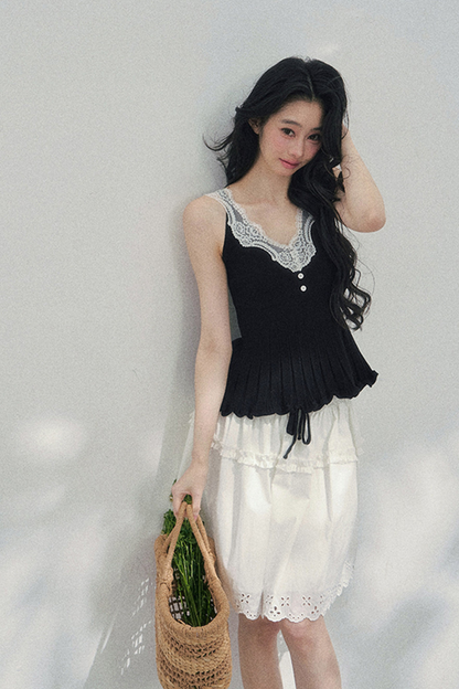 French Lace Jacket + Camisole