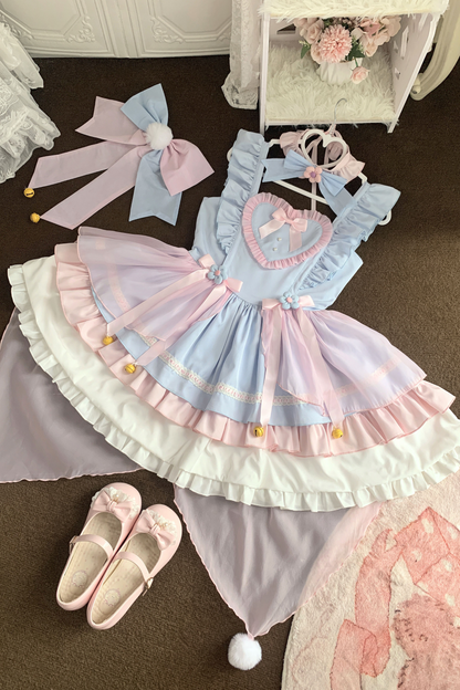 [pre-order] Sweet Heart Rabbit Pastel Lolita Dress