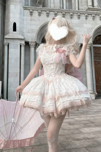Rose Sweet Pure Princess Dress + Sheer Innerwear