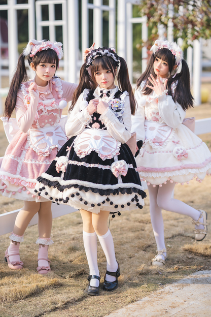 Sweet Girly Cat Lolita Set