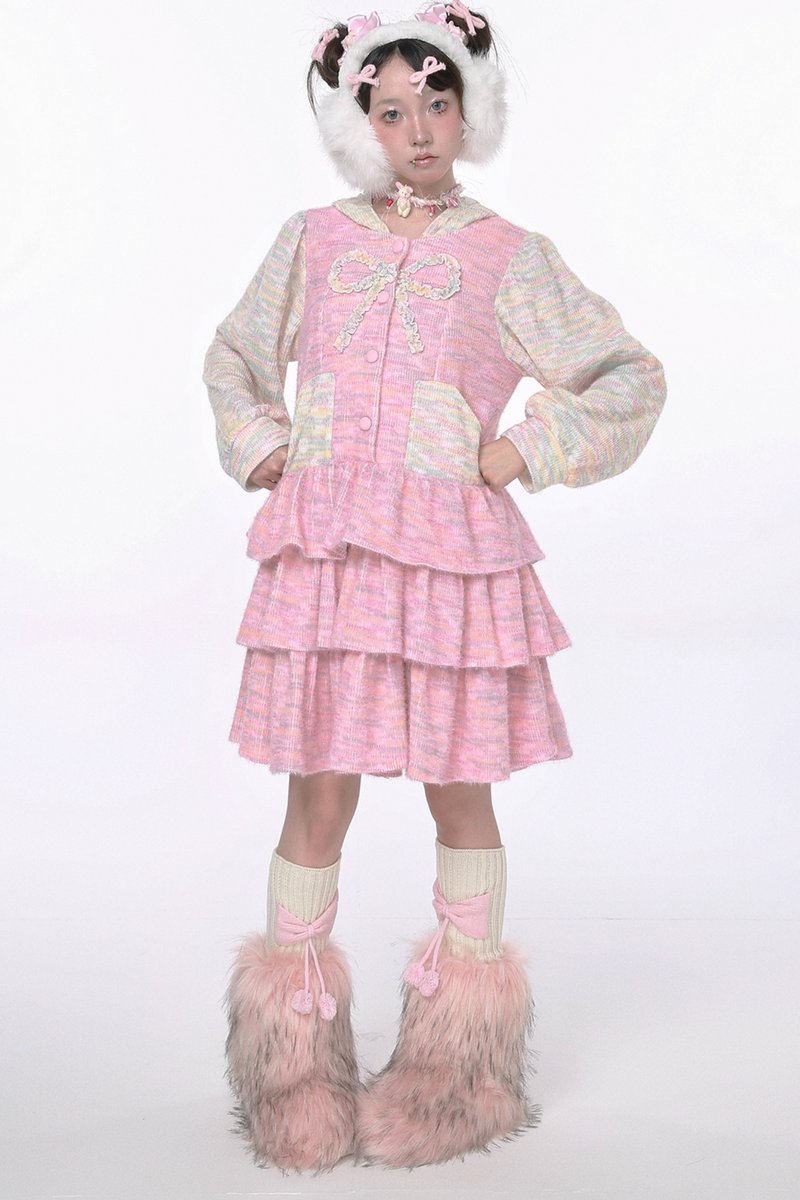 Sweet Girly Y2k Flare Sleeveless Dress