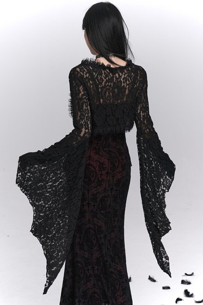 Gothic Camisole Dress + Sheer Top