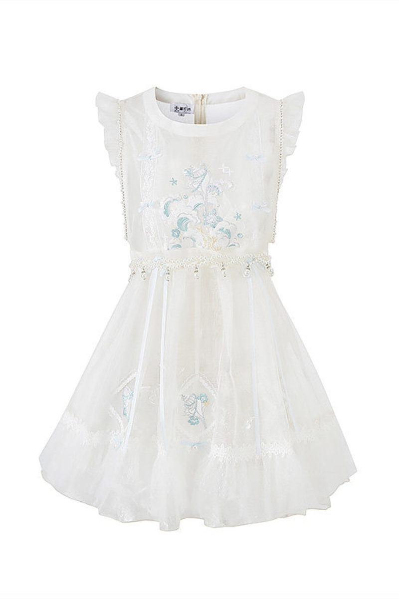 Ice Chinese-style Shirt + Skirt + Dress + Neck Accessories