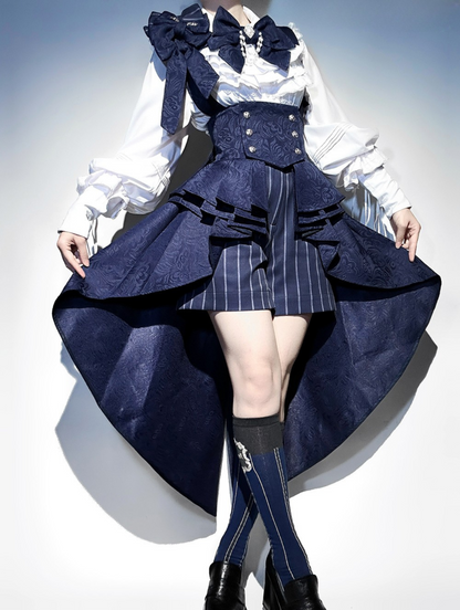 Rabbit Theater Sapphire Blue Prince Bunny Ear Outfit Set + Accessories