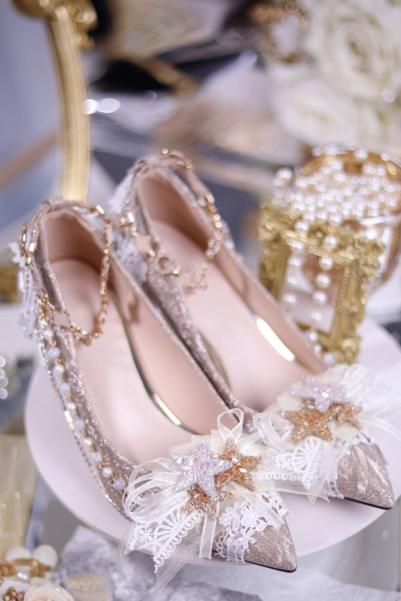 Shiny Wedding Shoes