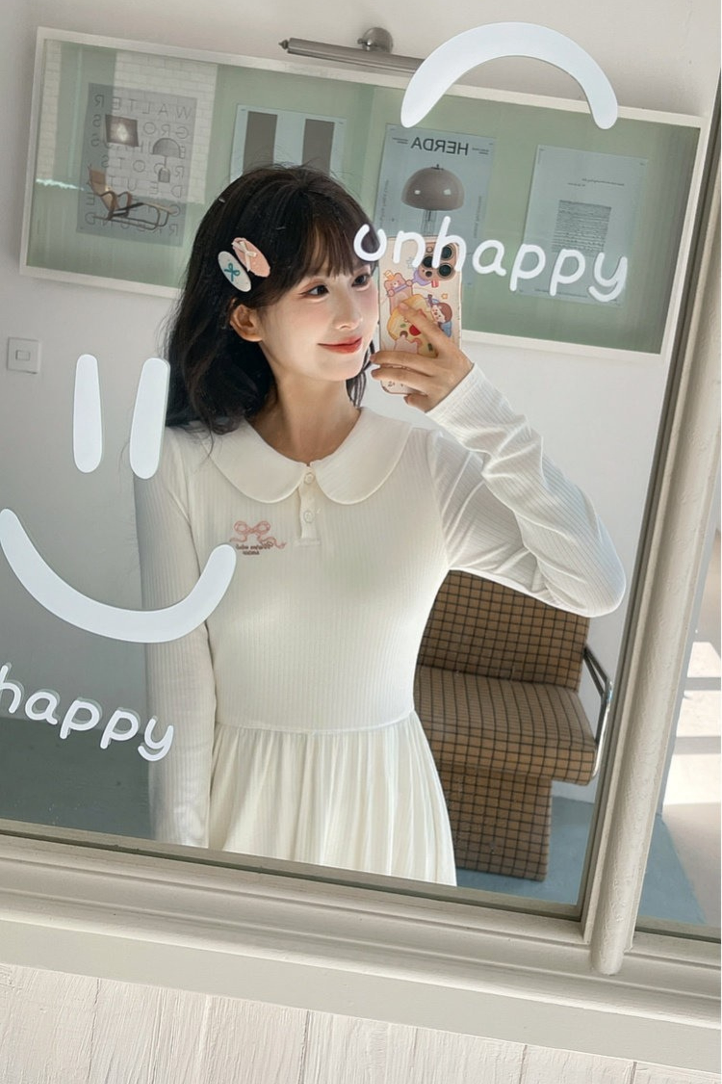 Milk Doll Color French Knit Dress