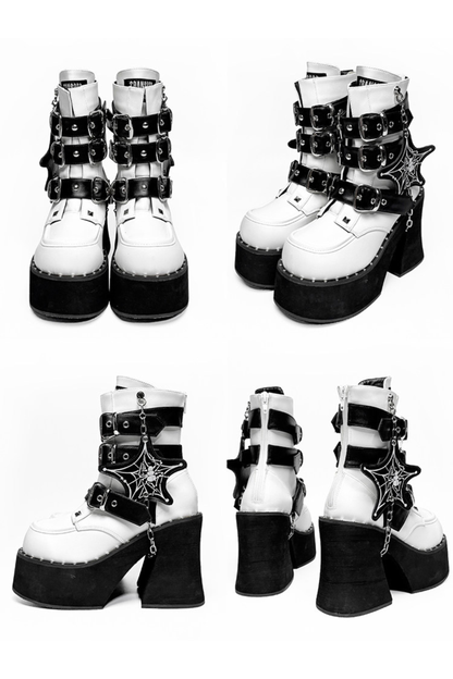 Punk Dark Y2k Boots