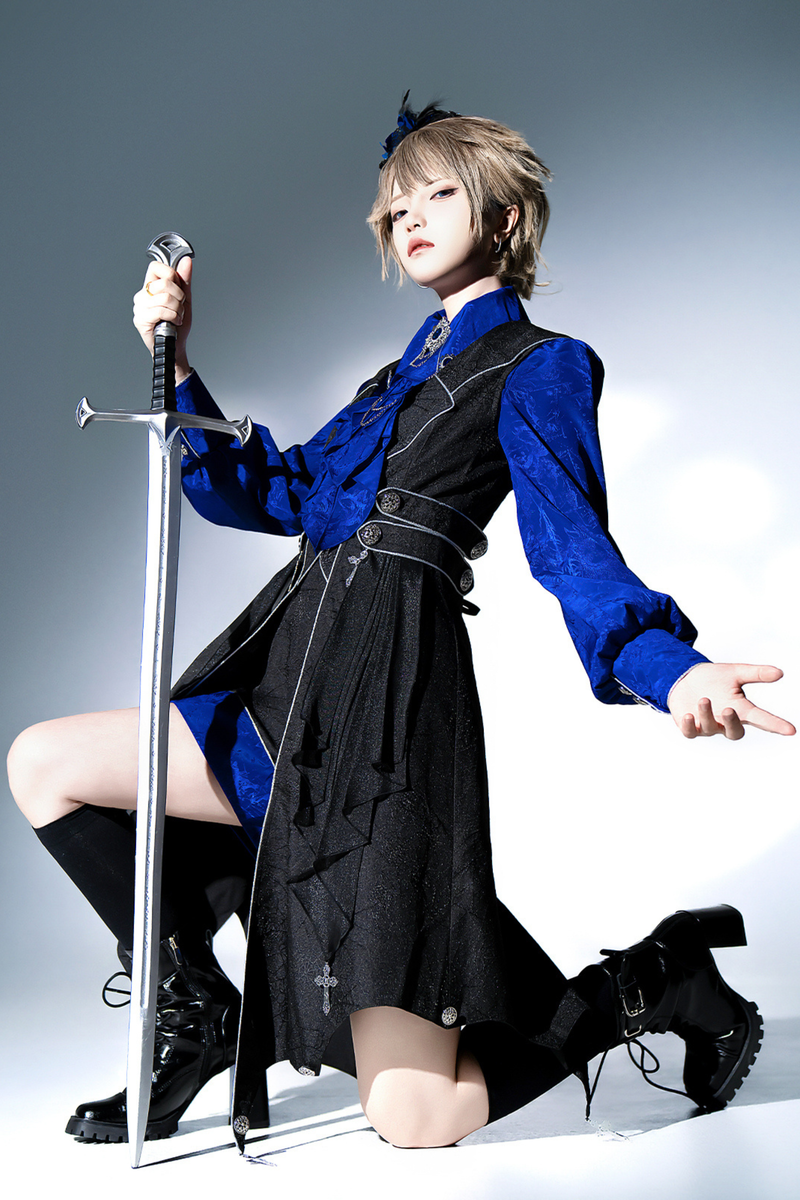 Moonlit Night Shirt + Vest + Shorts