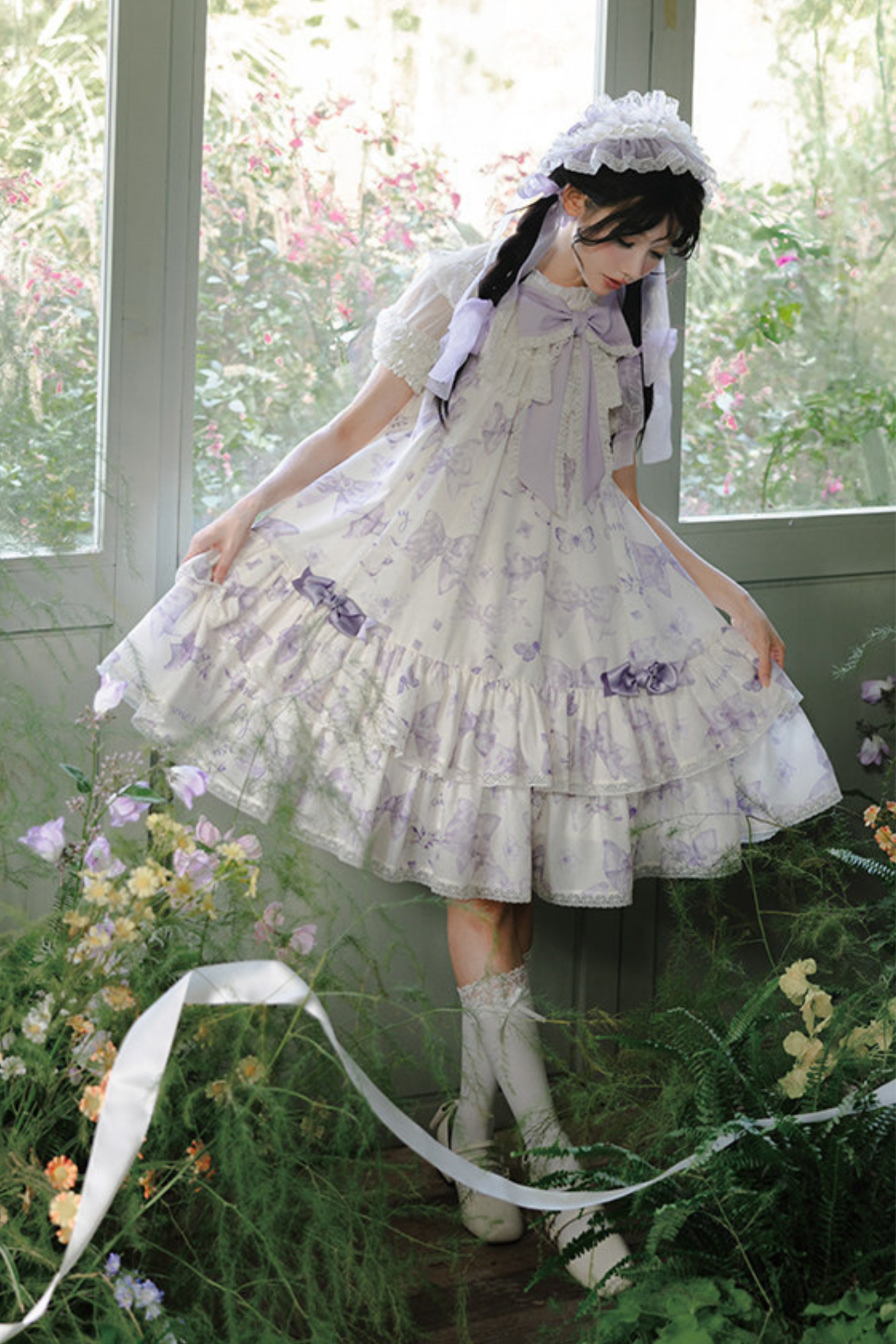 Evergarden Lolita Dress + Shirt + Cardigan