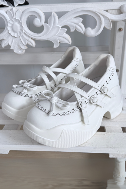 Sweet Slim Ribbon Shoes