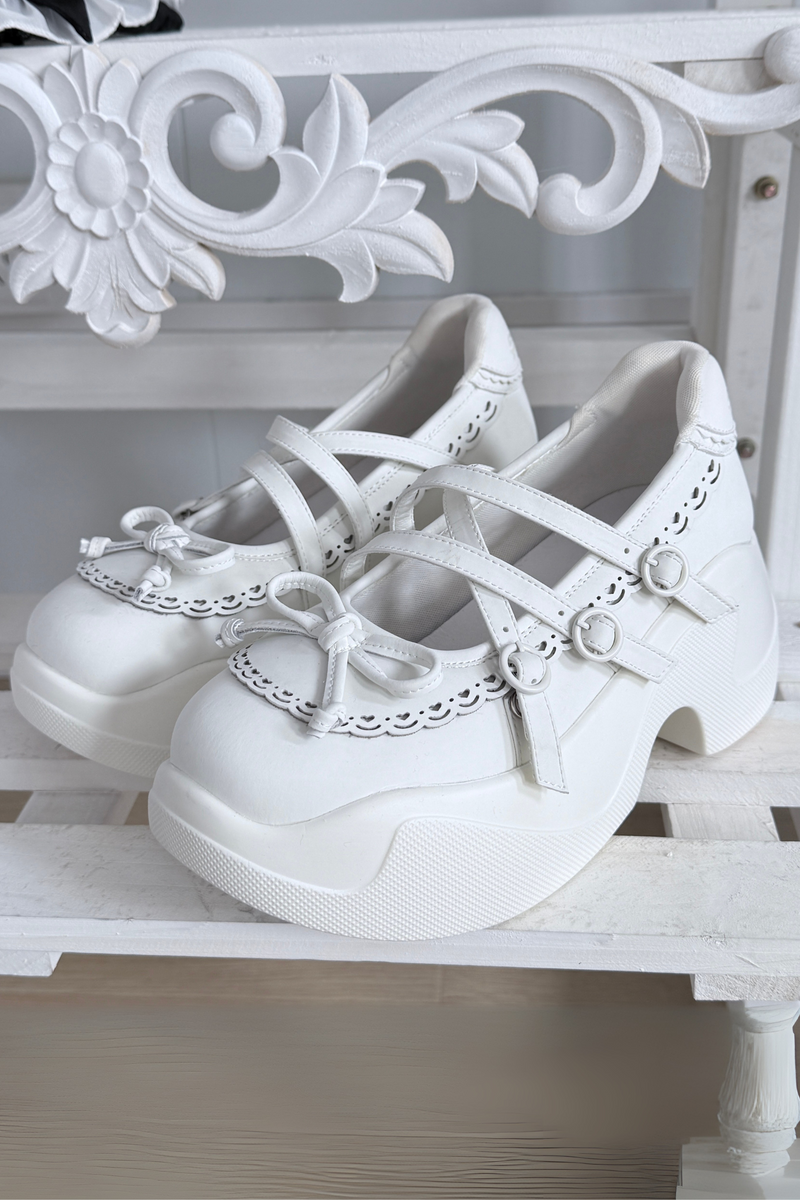Sweet Slim Ribbon Shoes