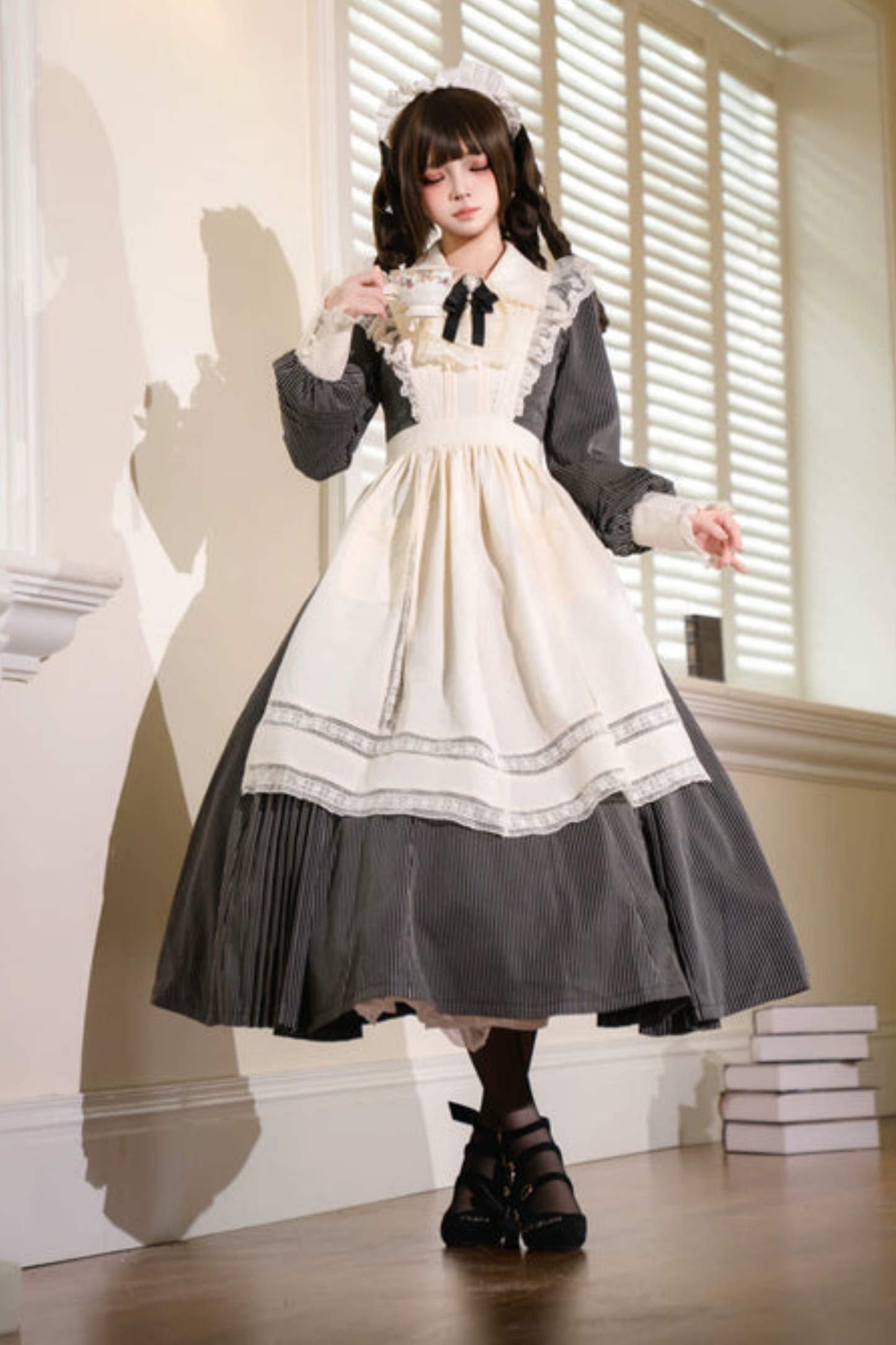 Retro Lolita Dress + Apron