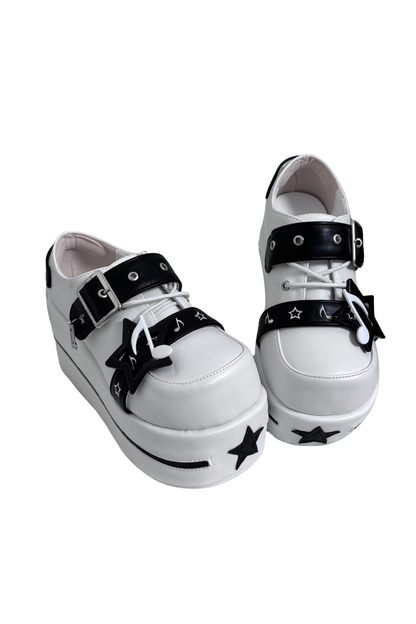 [pre-order] Star Melody Punk Strap Platform Shoes