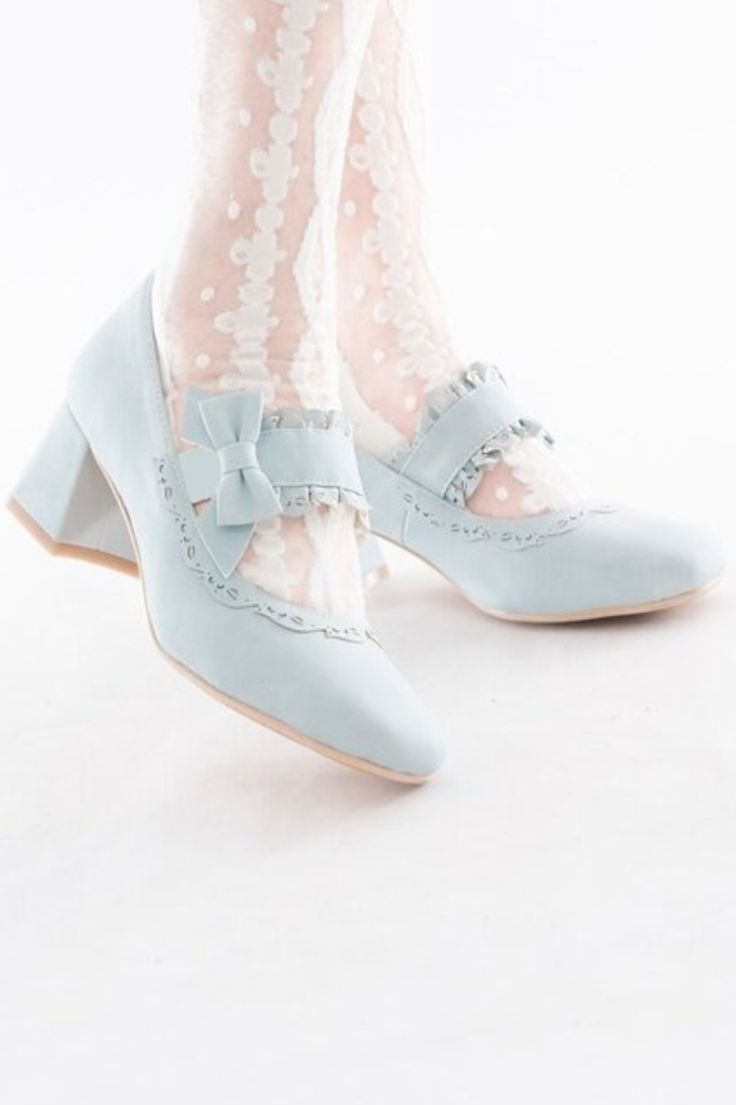 Butterfly Mid Heel Lolita Shoes