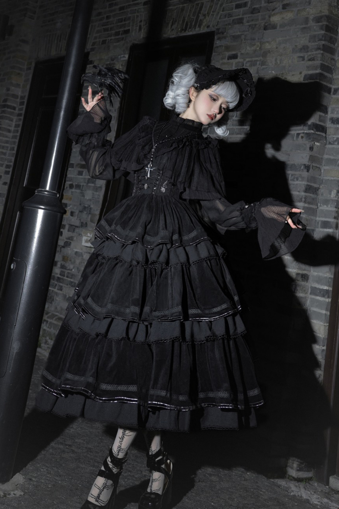 [pre-order] Lolita Shirt + Fishbone Corset Skirt