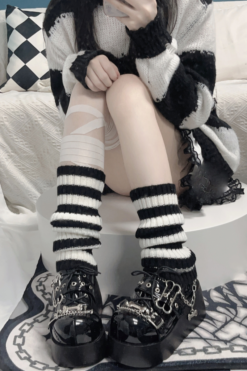 Lantern Angel Bone Platform Shoes
