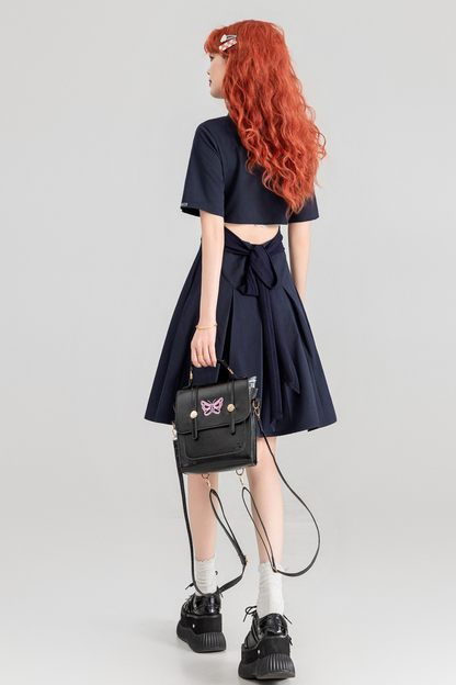 Preppy Dress + Striped Shirt Dress