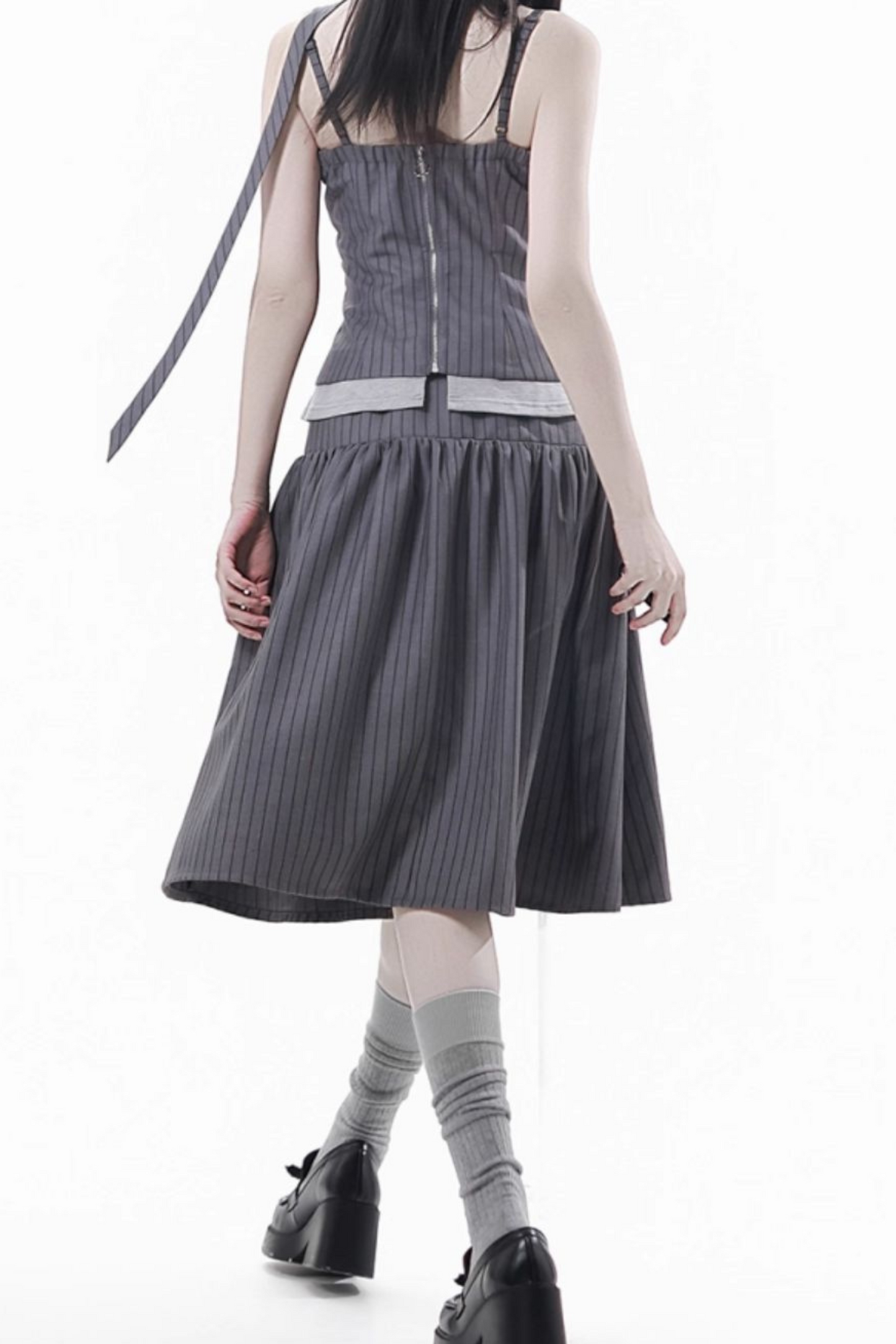 Mode Academie Jacket + Asymmetrical Top + Camisole + Skirt + Scarf