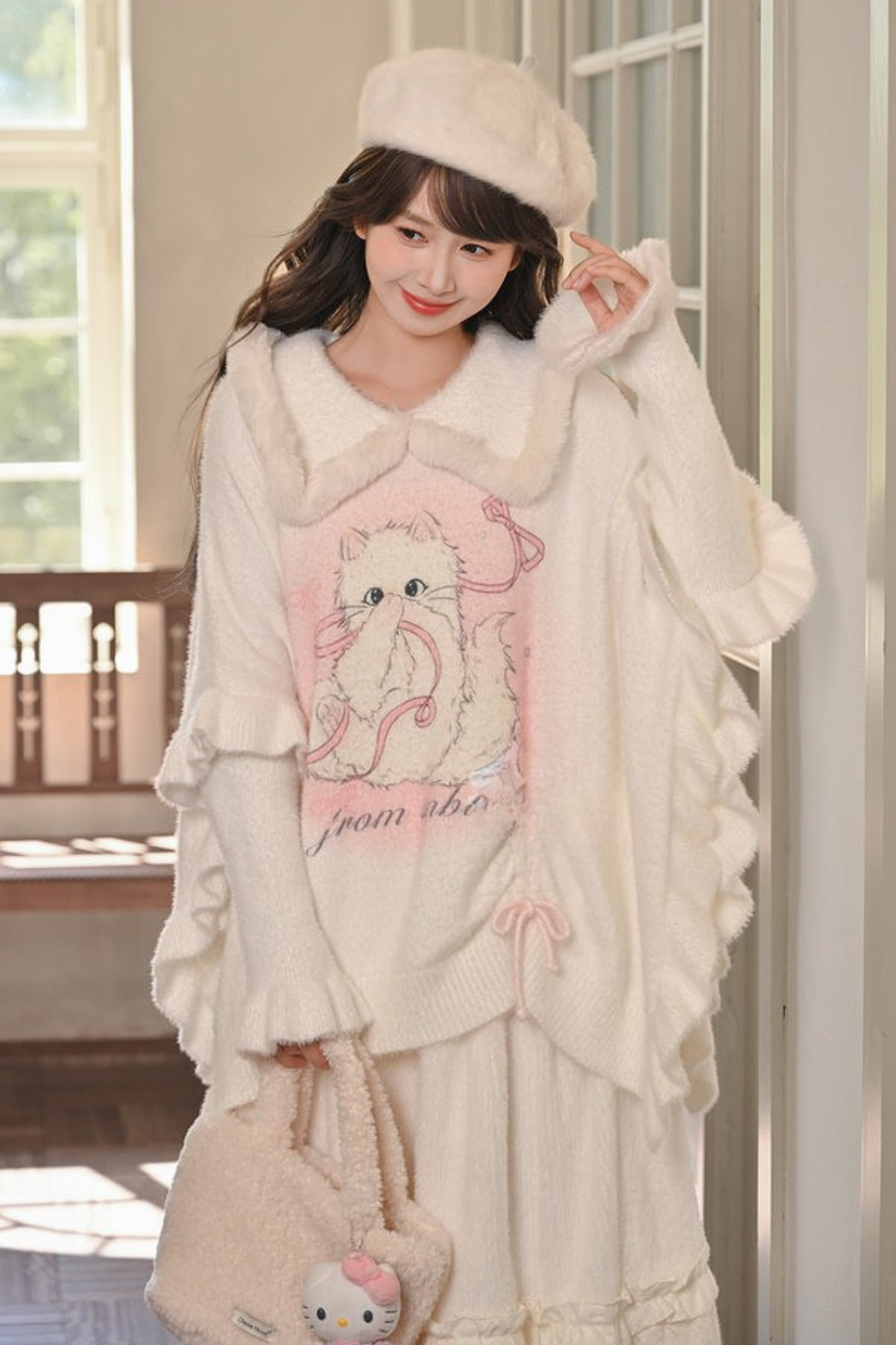 Sweet Cat Knit Sweater