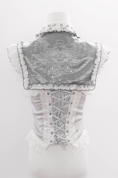 Metallic Angel Rhinestone Top