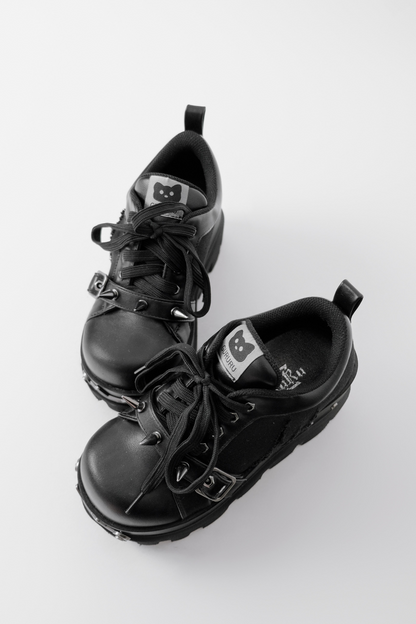 Y2k Subculture Rivet Platform Sneakers